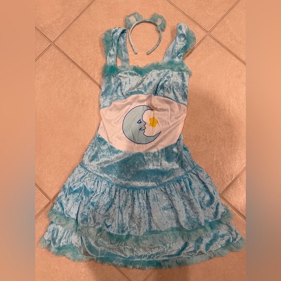 NWT Care Bears Bedtime Bear Women’s Costume, Size Med (8-10) - Picture 2 of 6